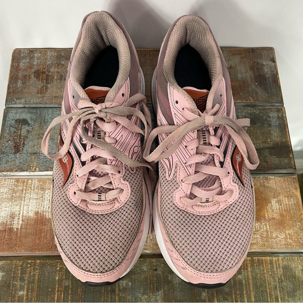 Saucony Women’s Cohesion 15 Running Shoe Pink Size 7 - Picture 4 of 12